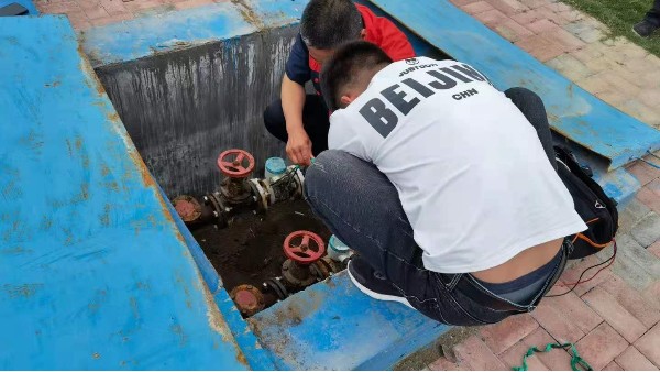 青天仪表污水米兰（中国）使用现场